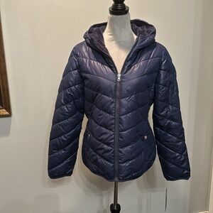 BNCI blue reversible jacket NWT L